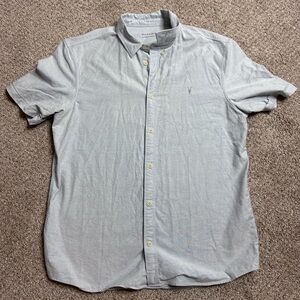 Allsaints Hungtingdon short sleeve shirt embroidered logo